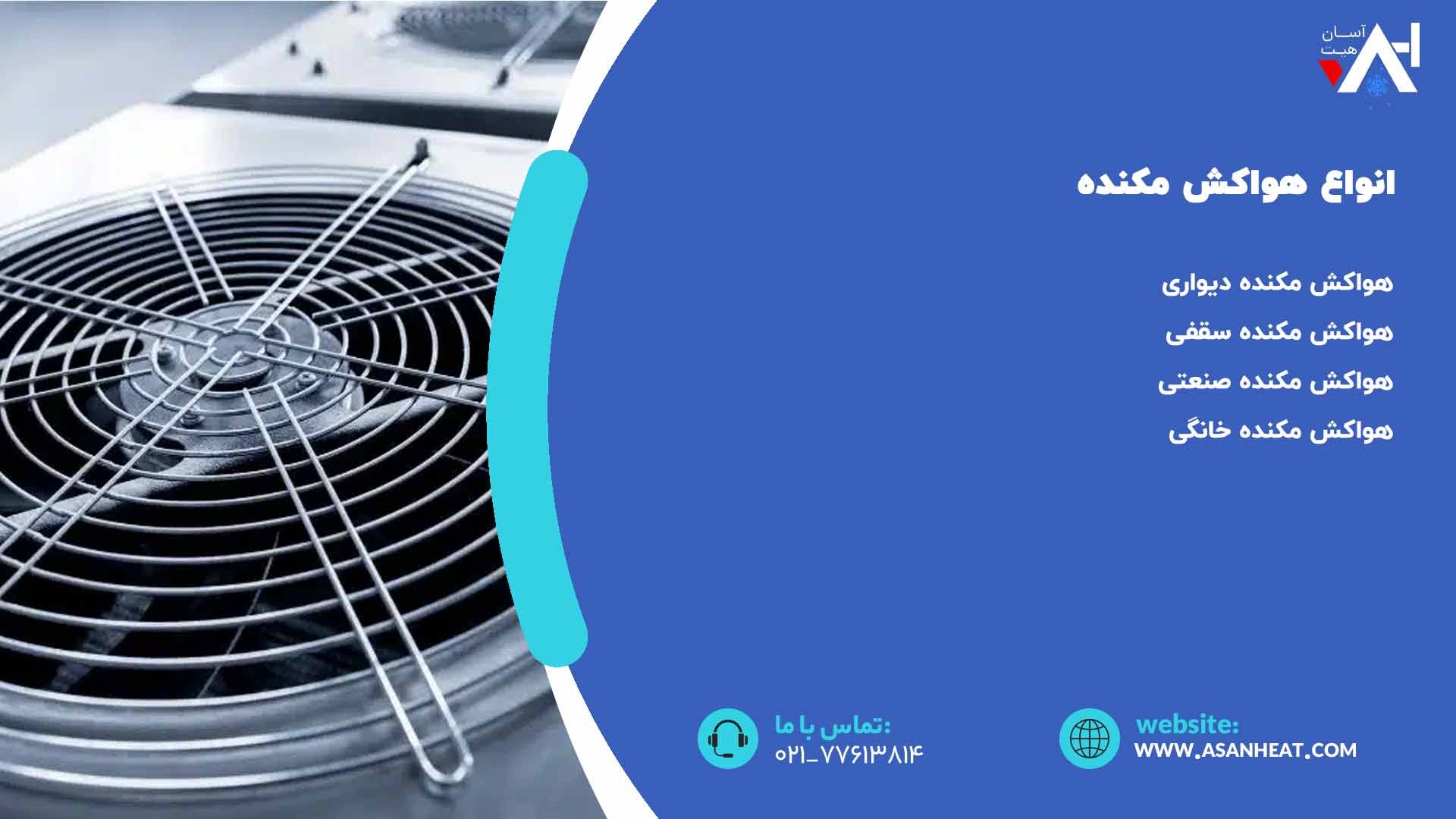 انواع هواکش مکنده